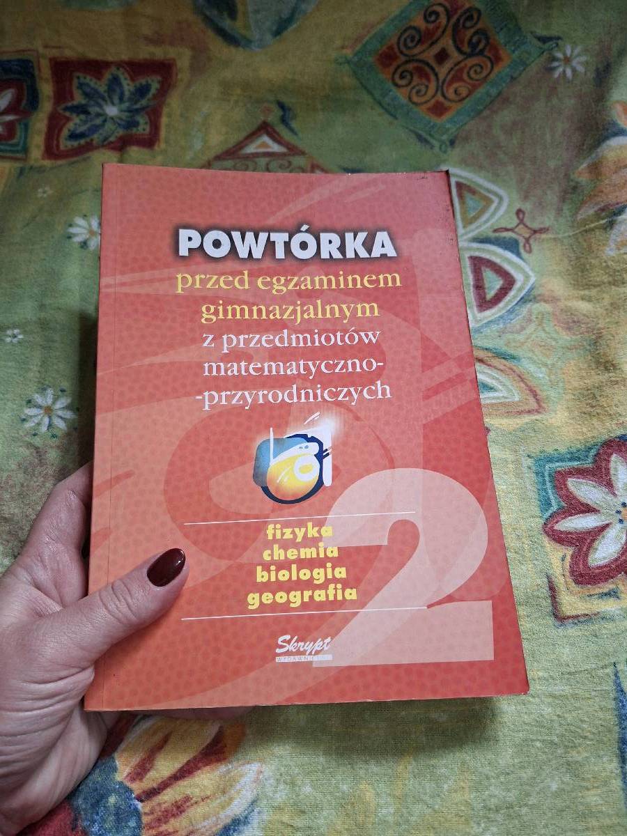 Powtórka przed egzaminem gimnazjalnym z przedmiotów matematyczno-przyrodniczych.