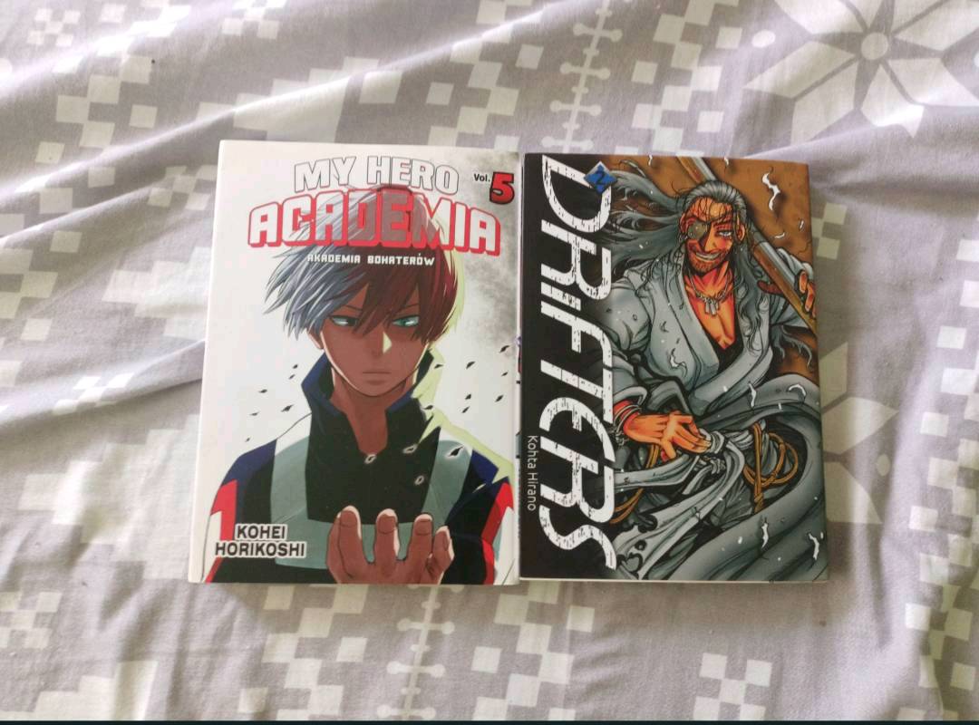 2 Mangi Drifters i my Hero akademia 