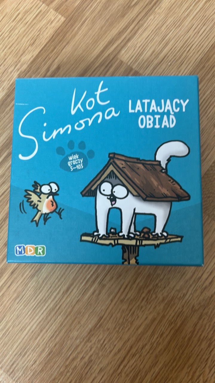 Kot Simona Latający Obiad Gra karciana