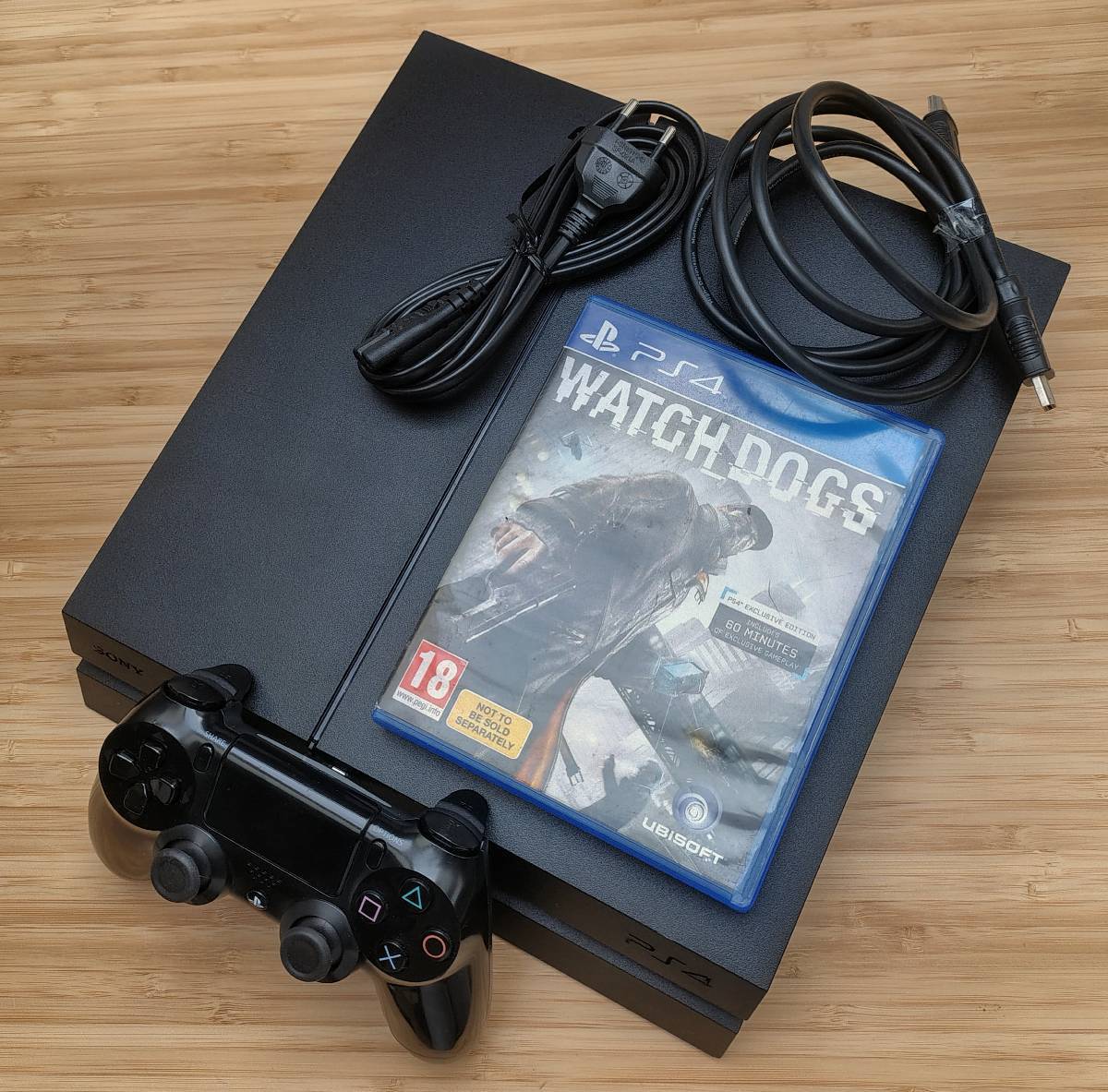 Konsola PS4 Fat 1TB + oryginalny kontroler DS4 + gra Watch Dogs | Odnowiona