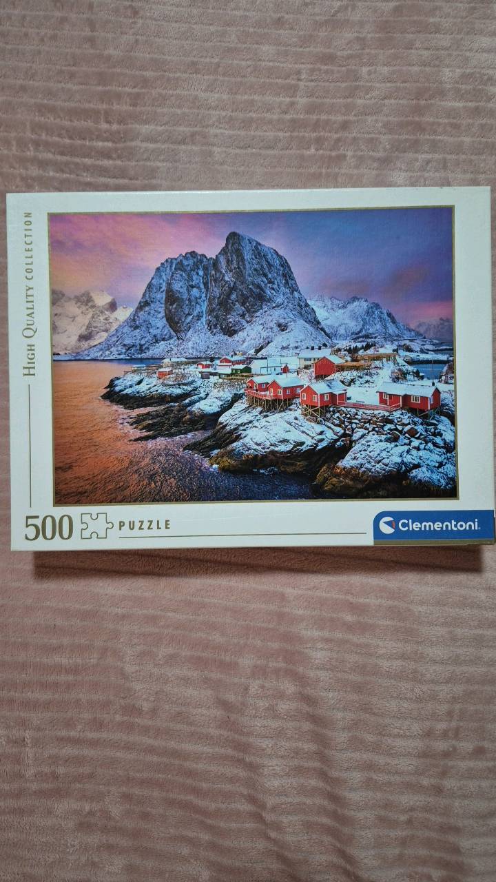 Puzzle Clementoni 500 elementow- Hamnoy Village