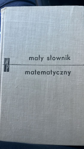 Mały słownik matematyczny