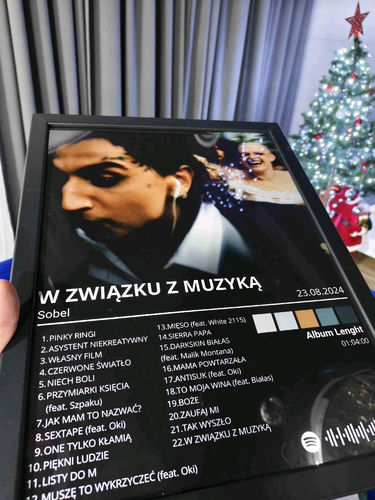 Plakat Sobel "W związku z muzyką" a3