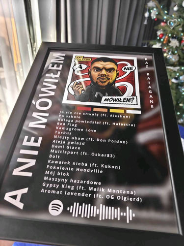 Plakat Kaz Bałagane "A nie mówiłem" a3