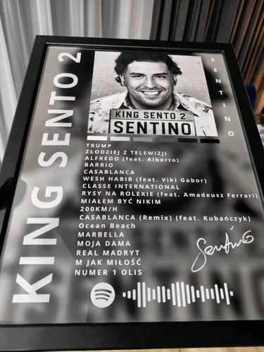 Plakat Sentino "King Sento" a3