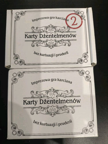 Karty Dżentelmenów 1 i 2