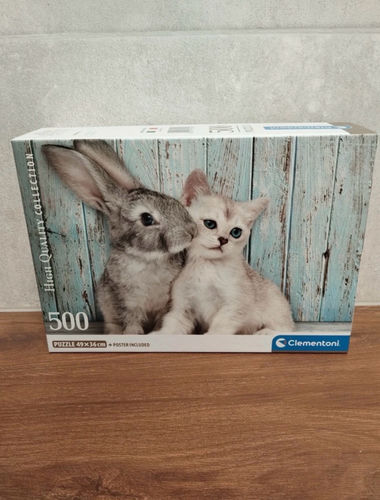 Królik i kot clementoni 500