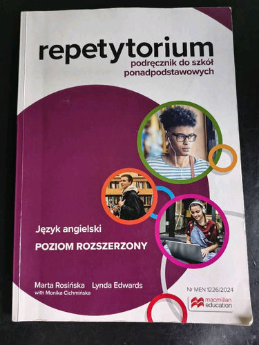 repetytorium - podręcznik do szkół ponadpodstawowych, angielski rozszerzony 