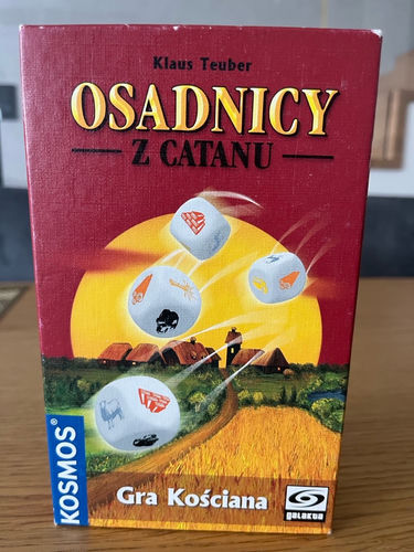 Osadnicy z Catanu gra kościana