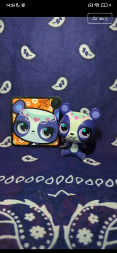 Littlest pet shop panda + karta