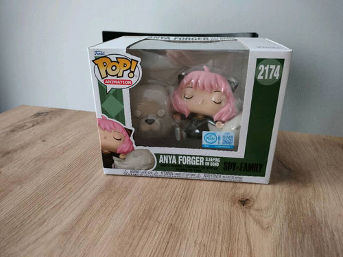 Funko Pop 2174 SpyxFamily Anya Forger Sleeping On Bond