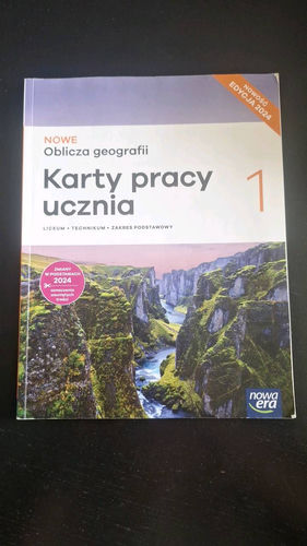 Oblicza geografii 1 : karty pracy ucznia : liceum : technikum : zakres podstawowy