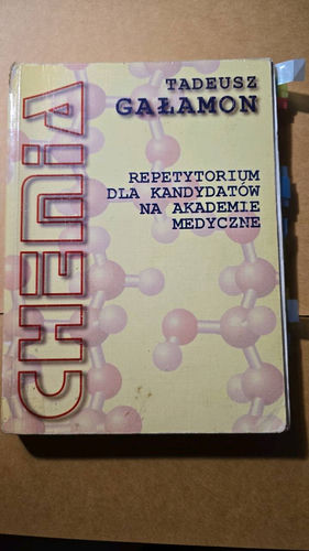 Chemia, Repetytorium dla kandydatów na akademie medyczne