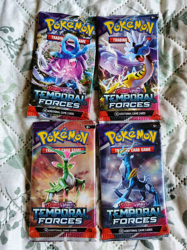 4 nowe boostery Pokemon TCG Scarlet & Violet Temporal Forces 