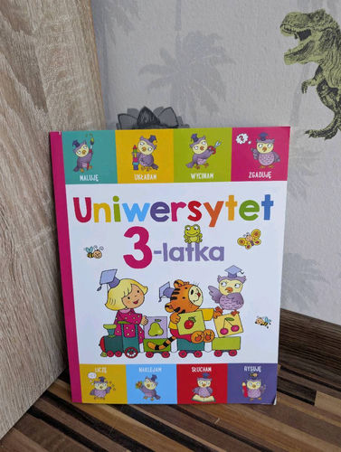 Uniwersytet 3 latka książka edukacyjna 