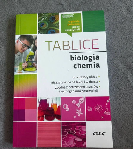 Tablice : biologia, chemia