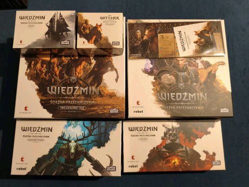 Wiedźmin ścieżka przeznaczenia gra planszowa dodatki dziki gon legenda