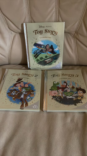 Zestaw 3 książeczki Disney Toy Story 1 , 2 i 3 złota kolekcja bajek 