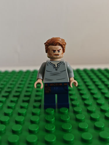Lego Jurassic World Owen Grady - Open Neck Shirt jw048