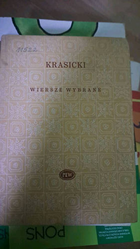 Krasicki Wiersze wybrane