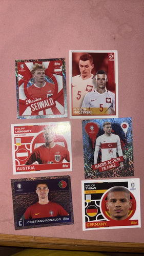 Naklejki Topps Euro 2024