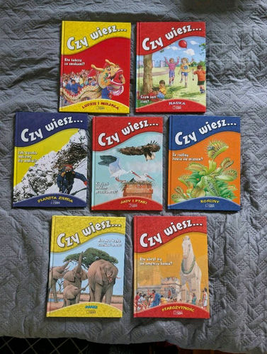 czy wiesz.. książki edukacyjne dla dzieci starożytność nauka planeta ziemia rośliny