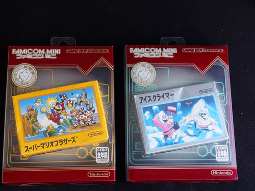 Super Mario Bros. & Ice Climber z serii Famicom Mini na Gameboy Advance