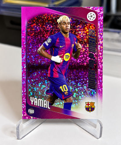 Topps UEFA Champions League trading card, Lamine Yamal, 2024/25 edition