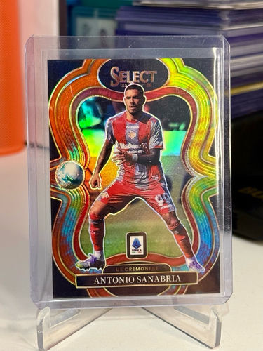 2025-26 Panini Select Antonio Sanabria Mezzanine Prizm card, serial 02/25