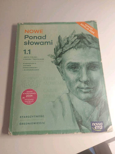Nowe Ponad słowami 1.1 : język polski liceum i technikum : podręcznik zakres podstawowy i rozszerzony