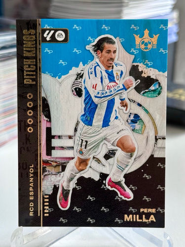 Pere Milla RCD Espanyol karta Panini Pitch Kings Blue