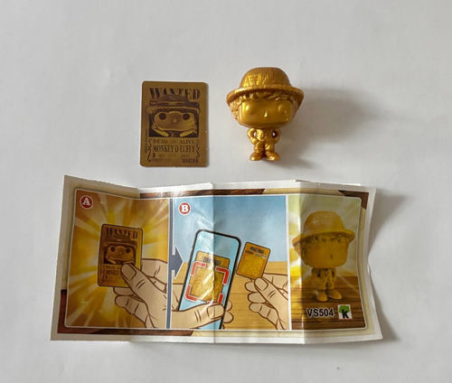 Luffy Złoty VS504 Kinder Joy x Funko Pop One Piece