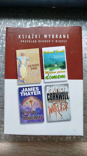 4 książki w 1: Książki wybrane–"prawdy pani Julii", "miejsce zwane domem", "pięć po dwunastej", "wilkołak" 