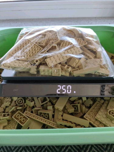 Pakiet LEGO 250g Tan / Beż – Losowy Mix pod Makiety