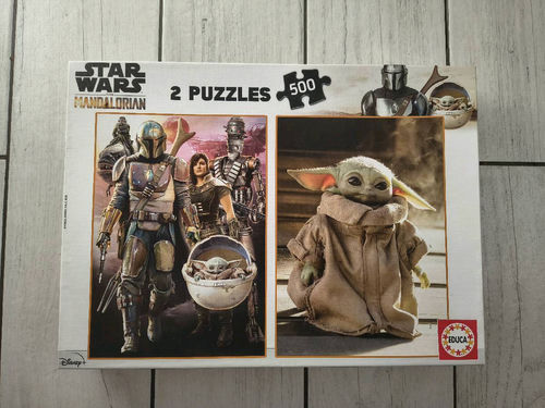 Puzzle 2x500 el. The Mandalorian Educa