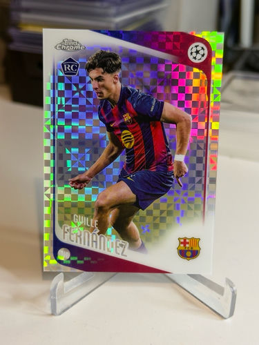 Topps Chrome 2026/27 UEFA Champions League trading card, Guille Fernández, #190