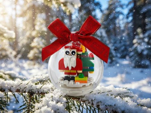 854037 Lego Świąteczna bombka z Mikołajem 850850, 850852, 850949