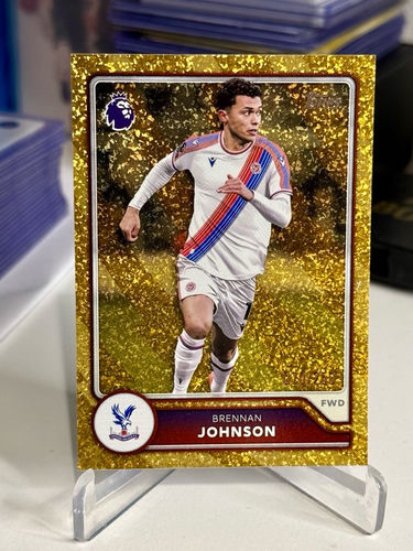 Brennan Johnson Topps Premier League 2026/27 card, gold parallel 070/250