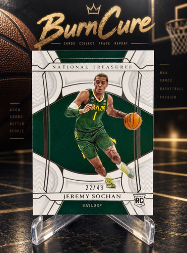 Jeremy Sochan Baylor Spurs numerowana 22/49 karta NBA Panini National Treasures