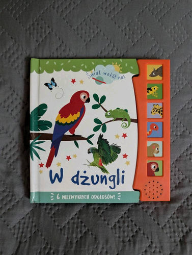 Świat wokół nas w dżungli książeczka dźwiękowa 