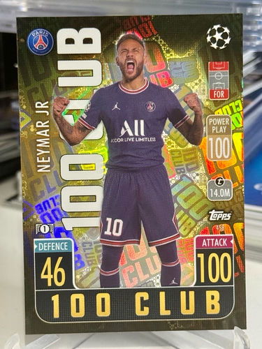 Neymar Jr. PSG karta kolekcjonerska Topps 100 Club