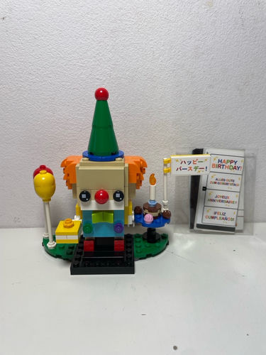 Lego Brickheadz birthday clown klaun urodzinowy 40348
