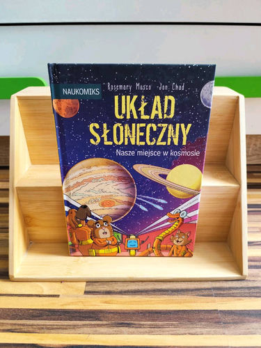 Naukomiks układ słoneczny książka komiks dla dzieci 