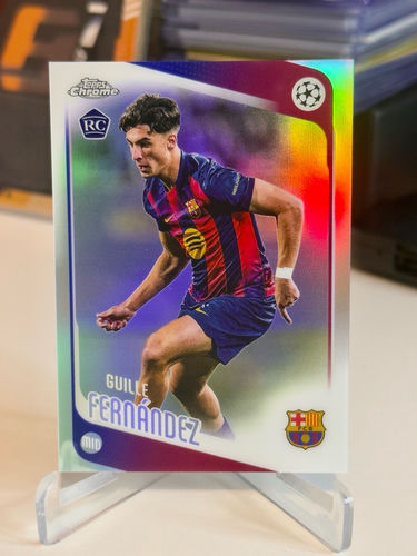 Topps Chrome 2026 UEFA Champions League Guille Fernandez card number 190