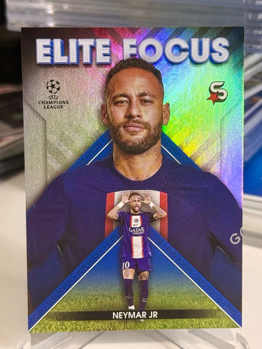 Neymar Jr. PSG karta kolekcjonerska Topps Superstars Elite Focus Holo