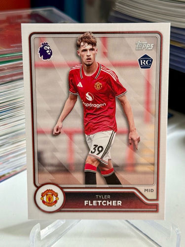 Tyler Fletcher Manchester United Topps 2026/27 football trading card