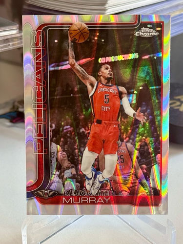 Dejounte Murray New Orleans Pelicans karta NBA Topps Raywave Refractor Chrome Update