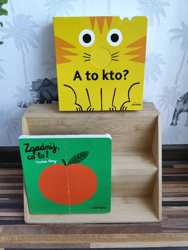 Zestaw adamada książki z ruchomymi obrazkami zagadkami dla malucha 