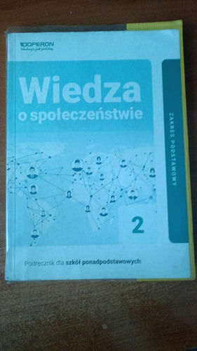 Wiedza o społeczeństwie 2 : podręcznik dla szkół ponadpodstawowych : zakres podstawowy
