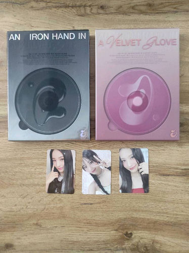 Kpop jini an iron hand in a velvet glove photo book zestaw